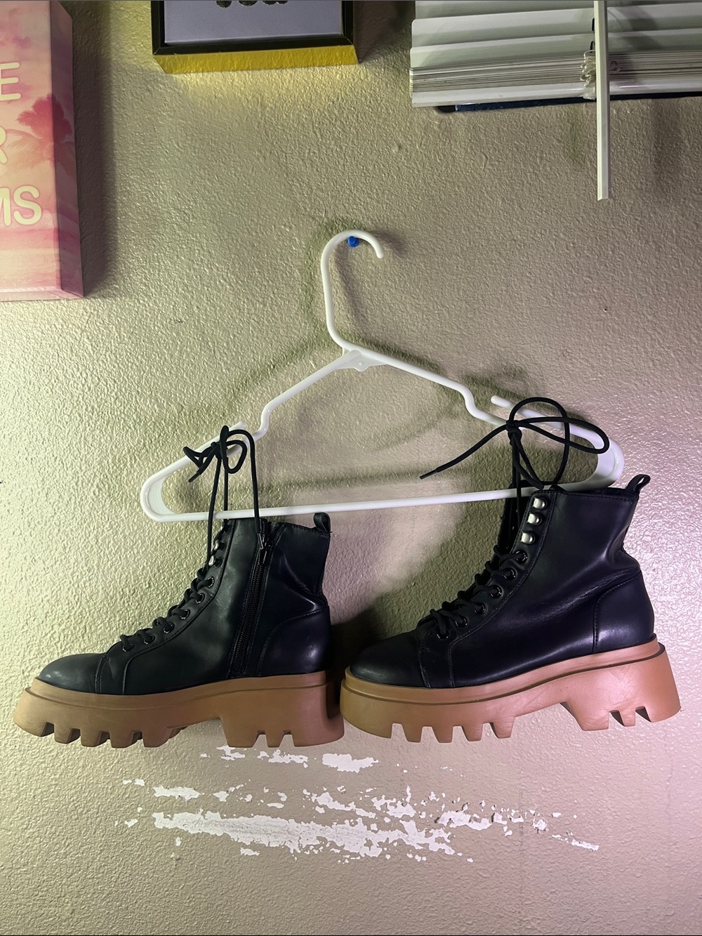 Cute Combat Black Boots